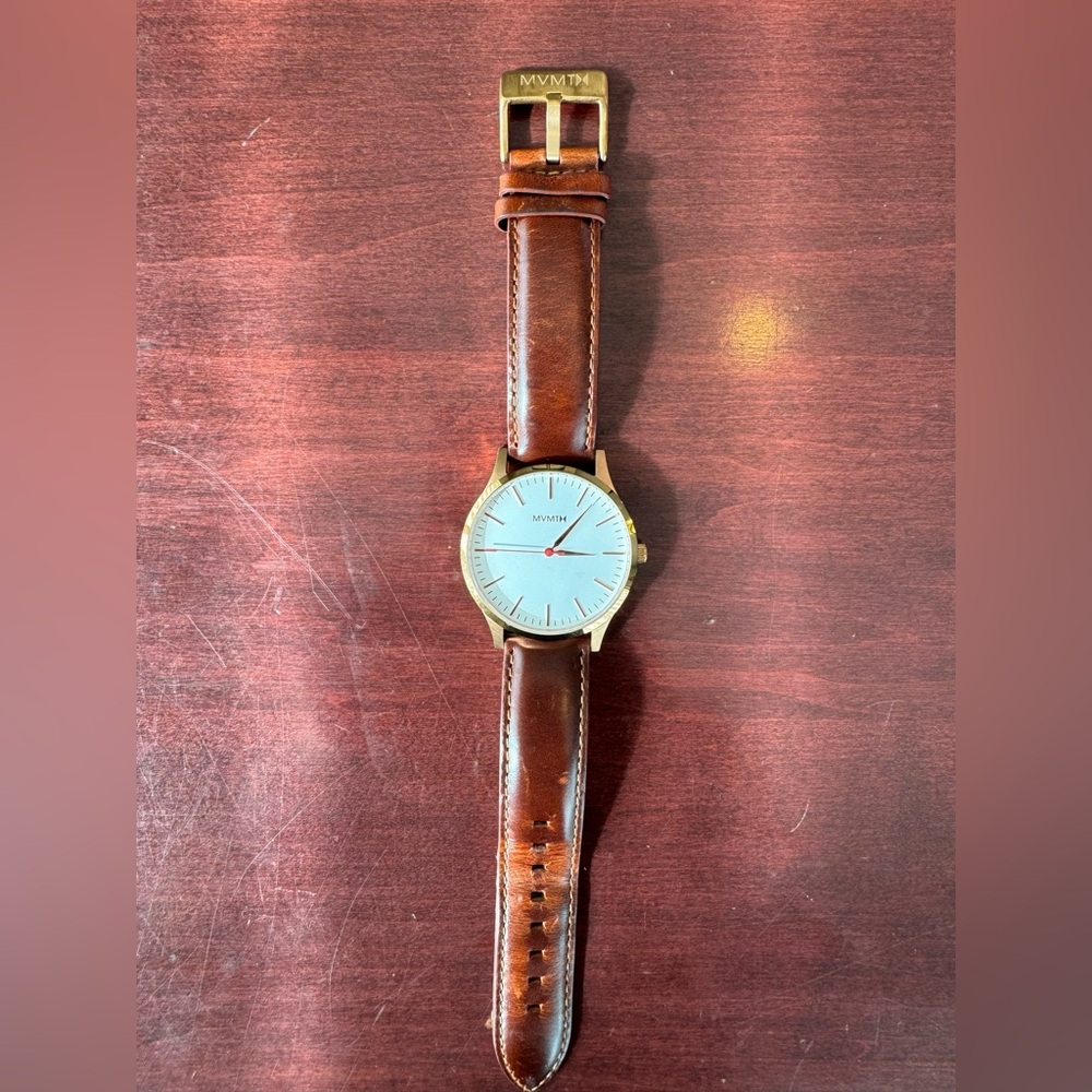 MVMT Leather Watch